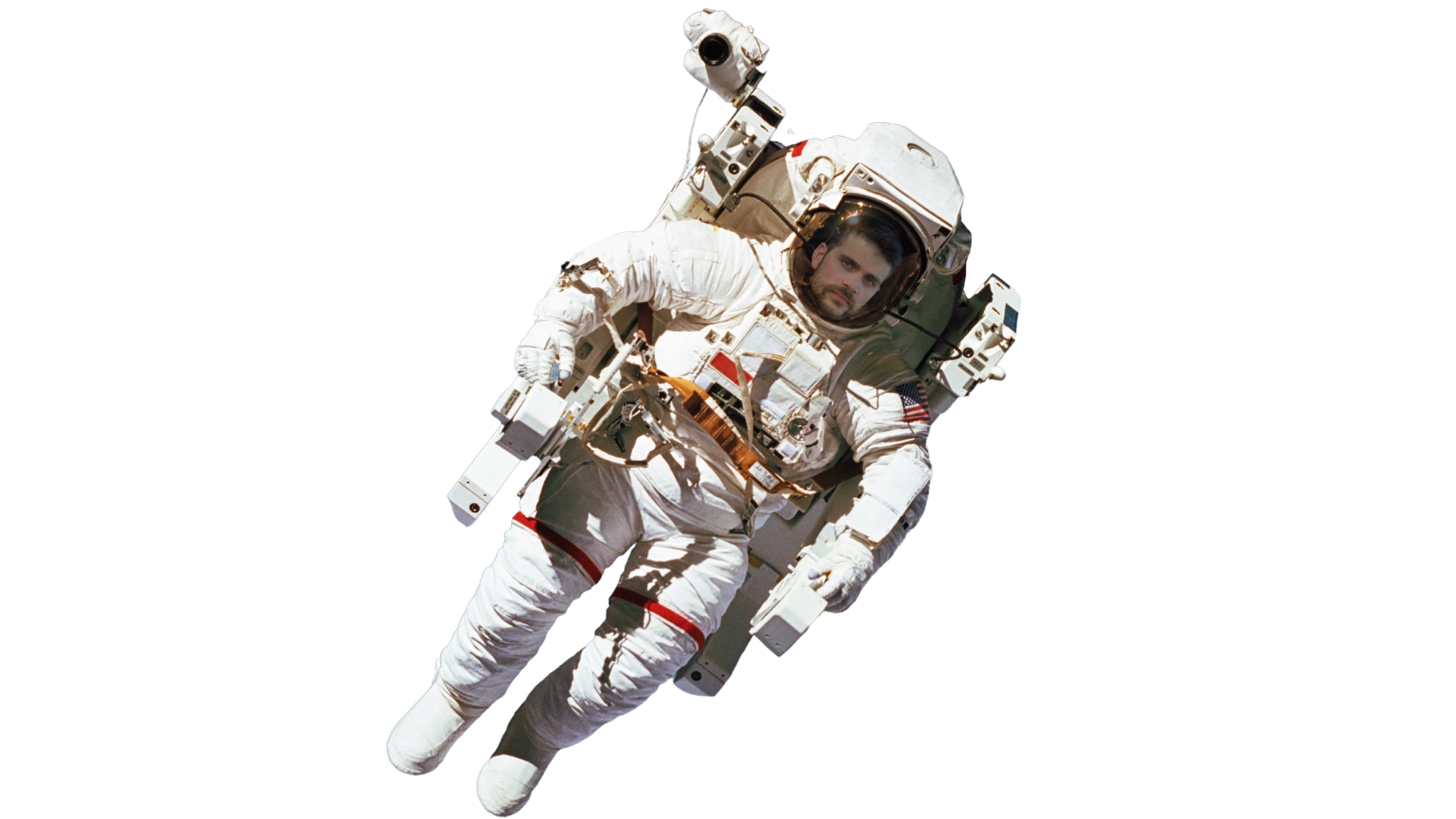 Giorgos as Astronaut floating